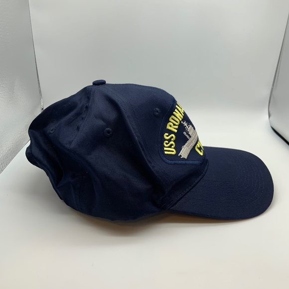 Vintage U.S. Navy USS Ronald Reagan CVN-76 Embroidered Snapback Hat - Picture 4 of 10